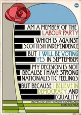 组图：苏格兰公投太文艺！政治海报美如话剧