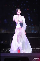 组图：王菲香港演唱会开场 刘嘉玲李亚鹏现身支持