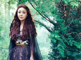 组图：王筝宣传照演绎原始森林中的知性女人