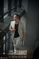 组图：硬汉邹兆龙时尚大片清朗有型