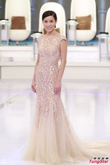 组图：2014港姐十强出炉 出水芙蓉白裙优雅