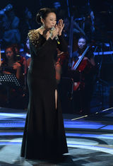 组图：最美和声导师秀乐器  助阵世界杯