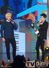 组图：Super Junior凭新歌再夺冠 利特举奖杯喜笑颜开