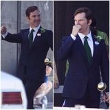 组图：卷福帅气绅士装演新片 与秃头德普演兄弟