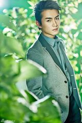 组图：陈晓【演员】帅气写真 背景清新造型复古