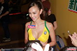 组图：Jessica C性感出席世界杯活动