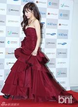 组图：众偶像亮相仁川演唱会红毯 珍云受伤架拐