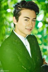 组图：陈晓【演员】帅气写真 背景清新造型复古