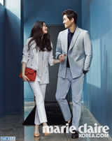 组图：刘智泰金孝珍夫妻写真 孕态微显晒幸福