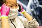组图：王珞丹为新戏《破风》 健身苦练肌肉