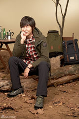 高清组图：李敏镐与少时允儿秋冬写真灿烂温暖