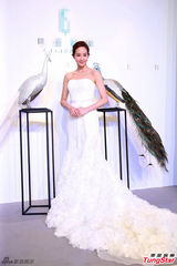组图：张钧甯纯白色精美礼服美艳现身
