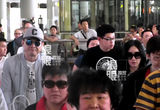 独家：秦海璐王新军甜蜜回京默契十足(图)