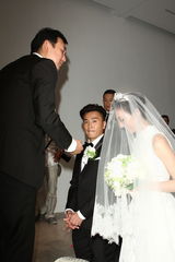 组图：纪文蕙大婚性感露半球 曾之乔杨佑宁也想婚