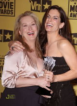 高清图集：布洛克强吻斯特里普 同获最佳女演员