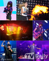 组图：2NE1携EpikHigh等唱响StayG演唱会