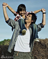 组图：谁是超级星爸潜力股？萌宝宝融化硬汉