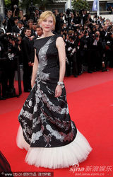 幻灯图集：凯特-布兰切特纱摆裙彰显华丽