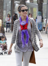 组图：明星爱街拍第二期 秋冬不可缺少各式围巾