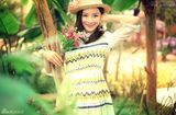 组图：袁姗姗初夏写真 彩衣清新化身水果女孩
