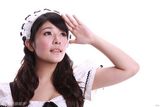 高清图：花儿朵朵选手刁扬扮女仆 娃娃音迷倒宅男