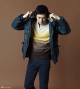 高清组图：韩星高修冬装写真俊朗挺拔帅气