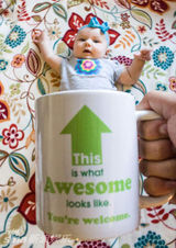 组图：杯子宝宝创意照走红 妈妈齐呼卡哇伊