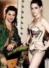 组图：克里斯汀-斯图尔特登《名利场》封面