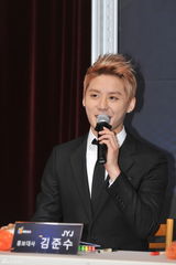 高清组图：JYJ担任韩日交流综合展宣传大使