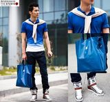 明星爱街拍：白色裸色连衣裙VS男士夏日休闲装