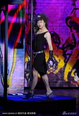 幻灯图集：邓超穿网袜大跳钢管舞 模仿杰克逊动作