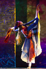 组图：《太极图》秀出东方韵 冯小刚李玉刚观演