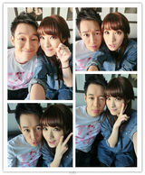 组图：悦悦陈正飞拍杂志封面 “健康情侣”玩自拍秀