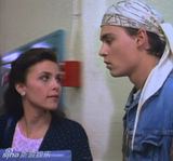 组图：约翰尼-德普第二任女友雪琳-芬(1986－1988)