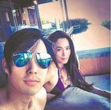 组图：吴建豪晒新婚蜜月照 妻子泳装秀曝光