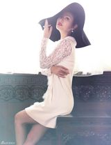 高清图：林心如优雅登杂志封面 复古名媛风来袭