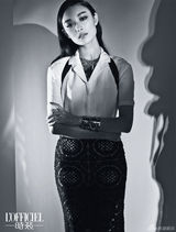 组图：倪妮黑白写真演绎娇艳梦幻女郎