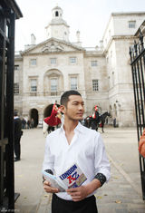 组图：黄晓明伦敦之行人文篇 博物馆里感受厚重历史