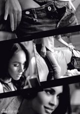 高清组图：梅根-福克斯性感代言阿玛尼牛仔系列