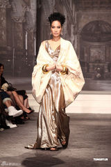 组图：林志玲透视装现身妩媚性感 看众名模走秀