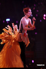 幻灯：郑秀文许志安相拥献唱 梁洛施李嘉欣捧场