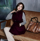 高清图：韩星金泰熙最新冬装写真 俨如华美变装秀