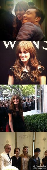 组图：《绯闻女孩》双星上海行 外籍男穿内裤追星