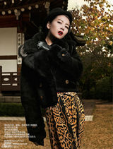 高清组图：高圆圆韩国拍摄芭莎大片 尽显东方神韵