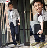 明星爱街拍第19期：女星丝巾VS男星领结搭配