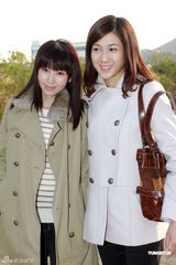 组图：钟嘉欣穿四层衣服御寒 贾晓晨淋雨戏挨冻