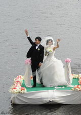 高清图：张杰谢娜香格里拉大婚全程回顾