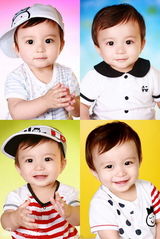 幻灯：韩国混血童星Mason圣诞写真 大眼睛灵动可爱