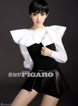 组图：景甜登《费加罗》封面 短发爽朗利落