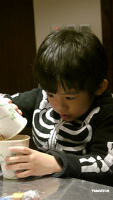 组图：Lucas5岁生日 盘点可爱成长史